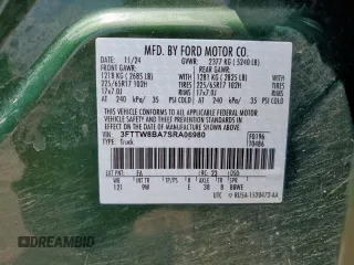 2025 Ford Maverick XL z VIN 3FTTW8BA7SRA06980, wystawiony jako Copart lot #58370555 z przebiegiem 17 053 mil mil oraz Szkoda całkowita • Salvage title. Historia ofert i sprzedaży dostępna na DreamBid. Obrazek 12.