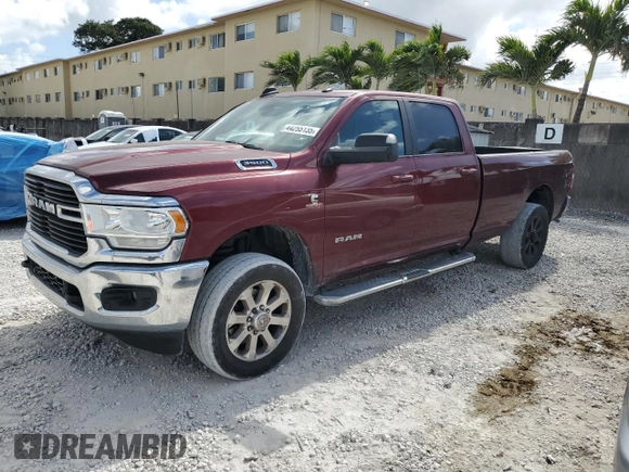 2021 Ram 3500 SLT with VIN 3C63R3HL4MG570305, listed as a Copart auction lot 44255135 with 346,899 mi miles and Non Repairable. Bid and sale history available at carsss.com. Image 1.