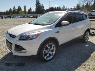 2016 Ford Escape Titanium with VIN 1FMCU9J98GUC00707, listed as a Copart auction lot 54197425 with 95,568 mi miles and Salvage Title. Bid and sale history available at DreamBid. Image 1.
