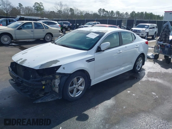 2015 Kia Optima LX with VIN 5XXGM4A72FG463383, listed as a IAAI auction lot 41666486 with 165,822 mi miles. Bid and sale history available at carsss.com. Image 17.