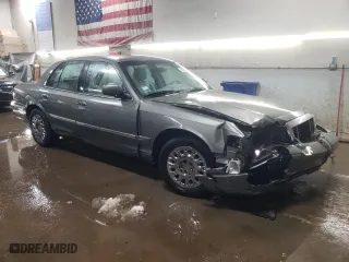 2003 Mercury Grand Marquis GS Convenience with VIN 2MEFM74W83X634280, listed as a Copart auction lot 44758065 with 82,250 mi miles and Salvage Title. Bid and sale history available at carsss.com. Image 4.