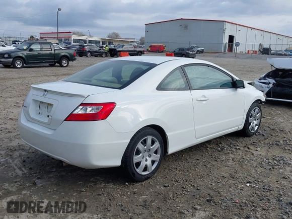 2006 Honda Civic Cpe LX with VIN 2HGFG126X6H501741, listed as a IAAI auction lot 41717607 with 86,030 mi miles. Bid and sale history available at carsss.com. Image 4.