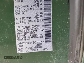 2024 Nissan Frontier SV z VIN 1N6ED1EK0RN603523, wystawiony jako Copart lot #57412365 z przebiegiem 33 638 mil mil oraz Szkoda całkowita • Salvage title. Historia ofert i sprzedaży dostępna na DreamBid. Obrazek 13.