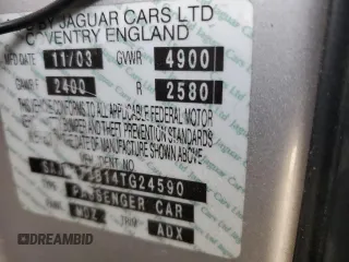2004 Jaguar XJ with VIN SAJWA73B14TG24590, listed as a Copart auction lot 48438705 with 197,113 mi miles and Clean Title. Bid and sale history available at carsss.com. Image 13.