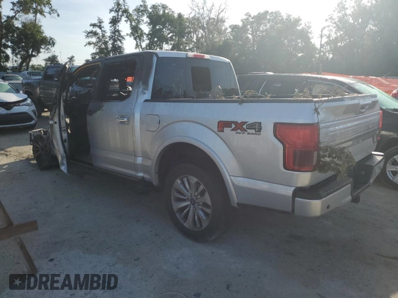 2018 Ford F-150 XL with VIN 1FTFW1E11JFD73191, listed as a Copart auction lot 60632965 with Not provided miles and Salvage title. Bid and sale history available at DreamBid. Image 2.
