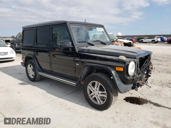 2013 Mercedes-Benz G 550 with VIN WDCYC3HF2DX207470, listed as a Copart auction lot 43382435 with 82,521 mi miles and Salvage title. Bid and sale history available at DreamBid. Image 4.