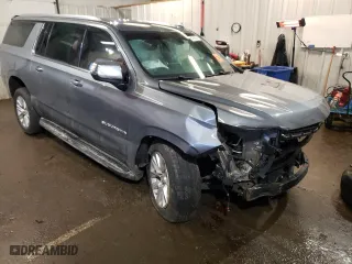 2022 Chevrolet Suburban Premier with VIN 1GNSKFKD7NR223006, listed as a Copart auction lot 84526554 with 0 mi miles and Salvage Title. Bid and sale history available at carsss.com. Image 4.