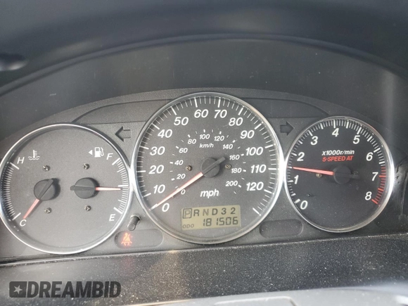 2004 Mazda MPV LX with VIN JM3LW28A540528876, listed as a Copart auction lot 50817865 with 181,506 mi miles and Salvage title. Bid and sale history available at DreamBid. Image 9.