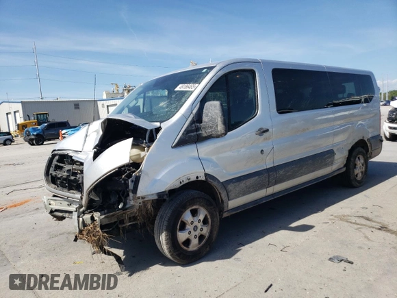 2018 Ford Transit Passenger XL with VIN 1FBZX2YG5JKA70183, listed as a Copart auction lot 49186465 with 130,795 mi miles and Salvage title. Bid and sale history available at DreamBid. Image 1.