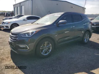 2017 Hyundai Santa Fe 2.4L z VIN 5XYZU3LB6HG471926, wystawiony jako Copart lot #54116825 z przebiegiem 134 904 mil mil oraz Szkoda całkowita • Salvage title. Historia ofert i sprzedaży dostępna na DreamBid. Obrazek 1.