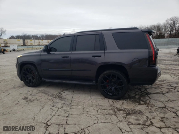 2015 Cadillac Escalade Luxury with VIN 1GYS3MKJ1FR598837, listed as a Copart auction lot 81235574 with 113,883 mi miles and Salvage Title. Bid and sale history available at carsss.com. Image 2.