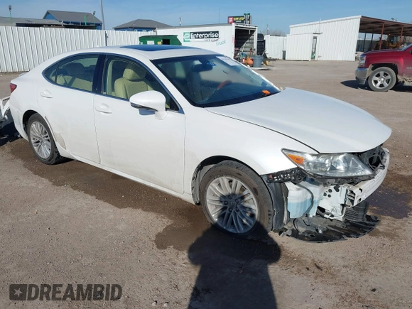 2013 Lexus ES 4dr Sdn with VIN JTHBK1GG0D2080128, listed as a IAAI auction lot 41780961 with 94,410 mi miles. Bid and sale history available at carsss.com. Image 1.
