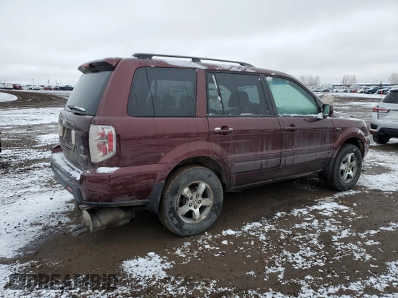 2007 Honda Pilot EX with VIN 2HKYF18407H001466, listed as a Copart auction lot 49218785 with 263,341 mi miles and Salvage Title. Bid and sale history available at DreamBid. Image 3.