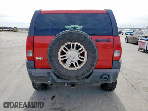 2008 Hummer H3 SUV with VIN 5GTEN13E488120152, listed as a Copart auction lot 47351475 with 216,331 mi miles and Clean Title. Bid and sale history available at carsss.com. Image 6.