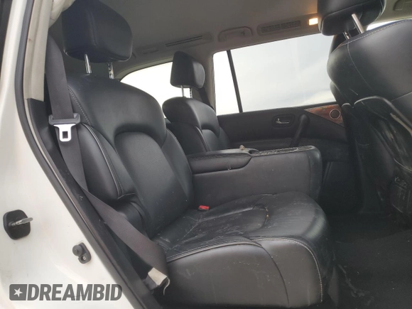 2017 Infiniti QX80 Signature Edition with VIN JN8AZ2NEXH9158268, listed as a Copart auction lot 89111315 with 0 mi miles and Salvage Title. Bid and sale history available at carsss.com. Image 11.