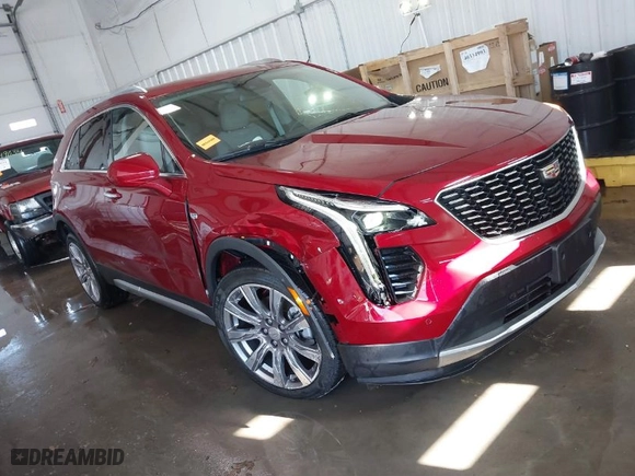 2019 Cadillac XT4 FWD Premium Luxury with VIN 1GYFZCR42KF196279, listed as a IAAI auction lot 41566959 with 29,282 mi miles. Bid and sale history available at carsss.com. Image 1.