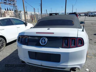 2014 Ford Mustang V6 with VIN 1ZVBP8EM9E5297226, listed as a IAAI auction lot 41627327 with 141,750 mi miles. Bid and sale history available at carsss.com. Image 16.