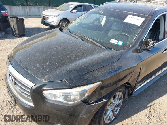 2015 Infiniti QX60 with VIN 5N1AL0MM0FC546745, listed as a IAAI auction lot 42097316 with 181,814 mi miles. Bid and sale history available at carsss.com. Image 6.