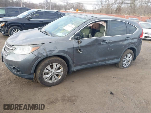 2013 Honda CR-V EX with VIN 2HKRM4H58DH674473, listed as a IAAI auction lot 41663268 with 53,997 mi miles and . Bid and sale history available at carsss.com. Image 2.