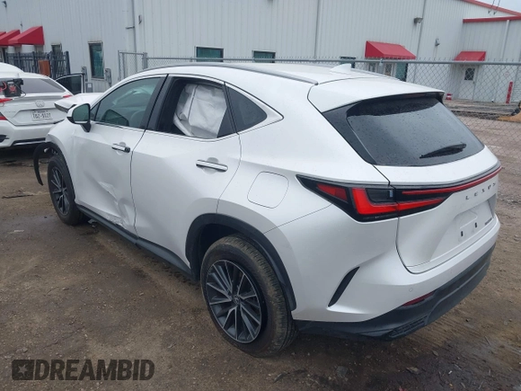 2024 Lexus NX 250 Premium with VIN 2T2GDCAZXRC015315, listed as a IAAI auction lot 41360875 with 7,294 mi miles and . Bid and sale history available at DreamBid. Image 3.