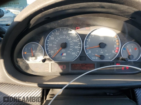 2002 BMW 3 Series M3 with VIN WBSBR93462EX24369, listed as a Copart auction lot 42597045 with 125,323 mi miles and Clean Title. Bid and sale history available at carsss.com. Image 9.