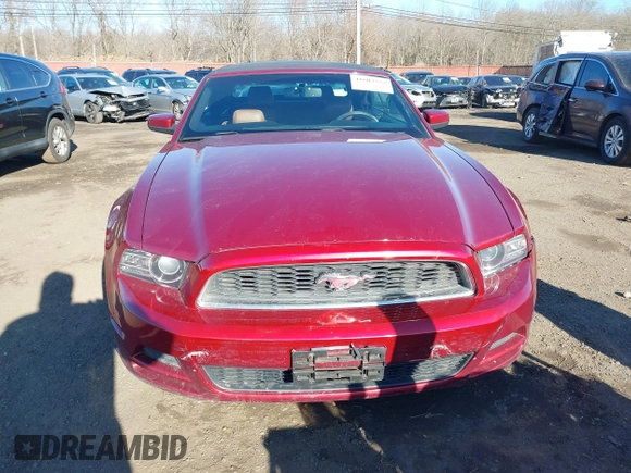 2014 Ford Mustang V6 with VIN 1ZVBP8EMXE5228061, listed as a IAAI auction lot 41603552 with 118,011 mi miles. Bid and sale history available at carsss.com. Image 12.