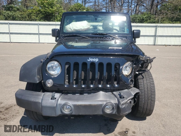 2017 Jeep Wrangler Unlimited Sport with VIN 1C4HJWDG8HL744823, listed as a Copart auction lot 65827465 with 51,859 mi miles and Salvage title. Bid and sale history available at DreamBid. Image 5.