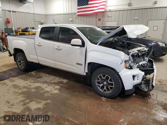 2018 GMC Canyon 4WD SLT with VIN 1GTG6DEN3J1241720, listed as a Copart auction lot 51258595 with 31,969 mi miles and Salvage Title. Bid and sale history available at carsss.com. Image 4.