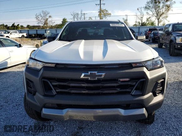 2023 Chevrolet Colorado 4WD Trail Boss with VIN 1GCPTEEK7P1181101, listed as a Copart auction lot 88643225 with 23,423 mi miles and Salvage Title. Bid and sale history available at carsss.com. Image 5.