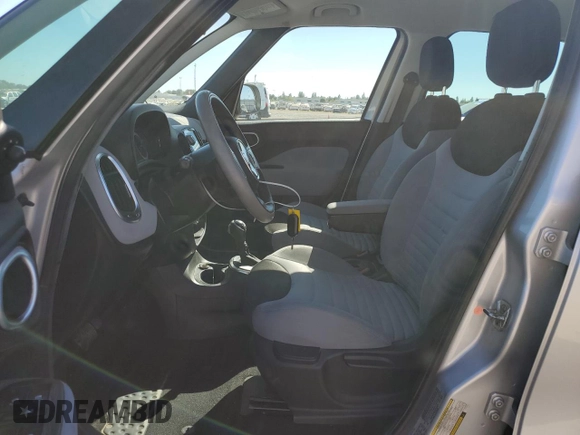 2014 FIAT 500L Easy with VIN ZFBCFABH6EZ024667, listed as a Copart auction lot 75938254 with 99,287 mi miles and Salvage Title. Bid and sale history available at carsss.com. Image 7.