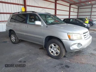 2006 Toyota Highlander with VIN JTEHD21A160044250, listed as a IAAI auction lot 42763643 with 201,535 mi miles and . Bid and sale history available at DreamBid. Image 1.