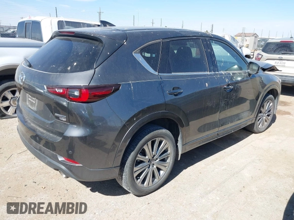 2023 Mazda CX-5 Signature with VIN JM3KFBXY8P0101156, listed as a IAAI auction lot 41670424 with Not Provided miles and . Bid and sale history available at carsss.com. Image 4.