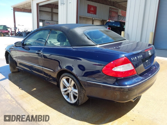 2009 Mercedes-Benz CLK 350 with VIN WDBTK56F69T109623, listed as a IAAI auction lot 42692297 with 111,140 mi miles and . Bid and sale history available at DreamBid. Image 3.