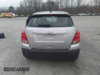 2016 Chevrolet Trax LS with VIN 3GNCJKSB1GL254664, listed as a IAAI auction lot 41196076 with 153,205 mi miles. Bid and sale history available at carsss.com. Image 16.