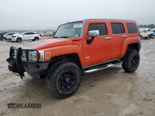 2009 Hummer H3 SUV Luxury with VIN 5GTEN13E098106976, listed as a Copart auction lot 42856675 with 147,582 mi miles and Clean Title. Bid and sale history available at carsss.com. Image 1.