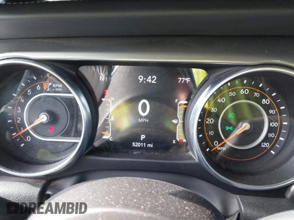 2023 Jeep Gladiator Overland с VIN 1C6HJTFG2PL552850, выставлен на аукционе IAAI как лот 42495345 с пробегом 52 011 миль миль и . История ставок и продаж доступна на DreamBid. Изображение 7.