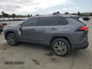 2025 Toyota RAV4 Hybrid XLE Premium z VIN JTMB6RFV0SD152726, wystawiony jako Copart lot #59849005 z przebiegiem 21 115 mil mil oraz Szkoda całkowita • Salvage title. Historia ofert i sprzedaży dostępna na DreamBid. Obrazek 2.