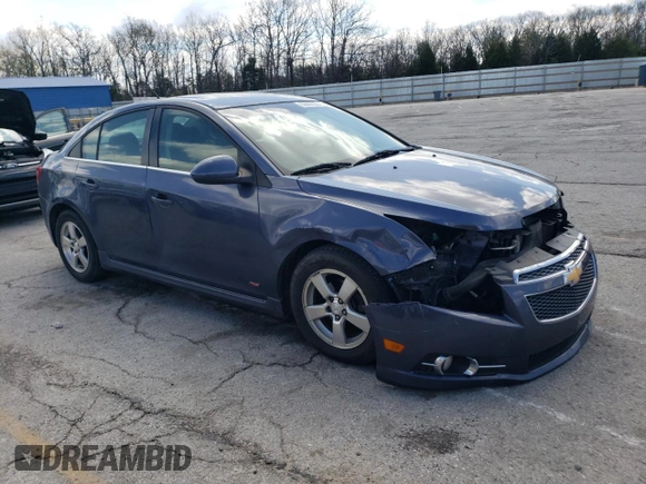 2013 Chevrolet Cruze 1LT with VIN 1G1PC5SB5D7249787, listed as a Copart auction lot 52697035 with 153,129 mi miles and Salvage Title. Bid and sale history available at carsss.com. Image 4.