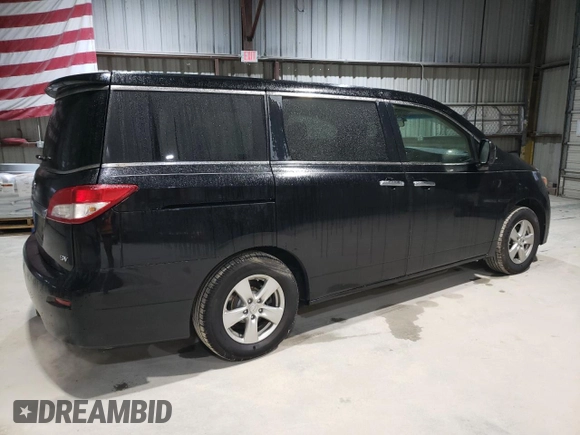 2013 Nissan Quest LE with VIN JN8AE2KP5D9063886, listed as a Copart auction lot 43805805 with 187,942 mi miles and Clean title. Bid and sale history available at DreamBid. Image 3.