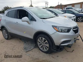 2020 Buick Encore Preferred with VIN KL4CJASBXLB003053, listed as a IAAI auction lot 41688903 with 121,572 mi miles. Bid and sale history available at carsss.com. Image 1.
