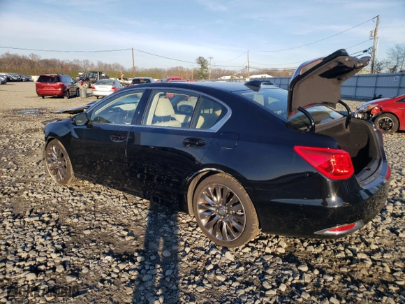 2016 Acura RLX Advance Pkg with VIN JH4KC1F96GC000944, listed as a Copart auction lot 86581444 with 59,355 mi miles and Salvage Title. Bid and sale history available at carsss.com. Image 2.