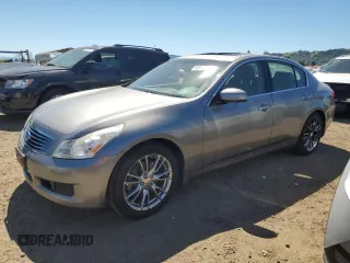 2007 Infiniti G35 Sedan Journey with VIN JNKBV61E97M715593, listed as a Copart auction lot 50351345 with 0 mi miles and Salvage Title. Bid and sale history available at carsss.com. Image 1.