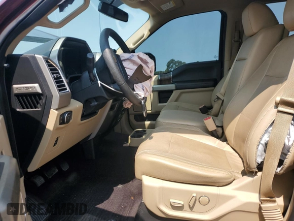 2016 Ford F-150 XLT with VIN 1FTEW1EG4GFC25612, listed as a Copart auction lot 59052845 with 108,296 mi miles and Salvage title. Bid and sale history available at DreamBid. Image 7.