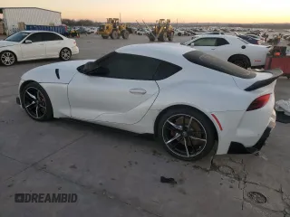 2020 Toyota GR Supra 3.0 with VIN WZ1DB4C01LW024857, listed as a Copart auction lot 86454564 with 0 mi miles and Salvage Title. Bid and sale history available at carsss.com. Image 2.