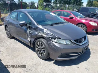 2015 Honda Civic EX z VIN 19XFB2F81FE223659, wystawiony jako IAAI lot #42648008 z przebiegiem 82 041 mil mil oraz . Historia ofert i sprzedaży dostępna na DreamBid. Obrazek 1.