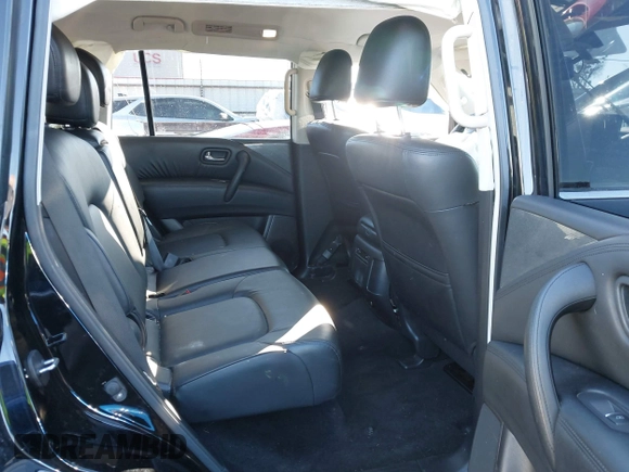 2021 Nissan Armada SV with VIN JN8AY2ACXM9145828, listed as a IAAI auction lot 41336646 with 108,603 mi miles. Bid and sale history available at carsss.com. Image 8.