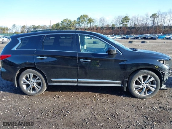 2013 Infiniti JX35 with VIN 5N1AL0MM6DC319993, listed as a IAAI auction lot 41826088 with NaN miles. Bid and sale history available at carsss.com. Image 13.