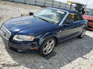 2008 Audi A4 2.0T with VIN WAUAF48HX8K003764, listed as a Copart auction lot 72354904 with 73,342 mi miles and Salvage Title. Bid and sale history available at carsss.com. Image 1.