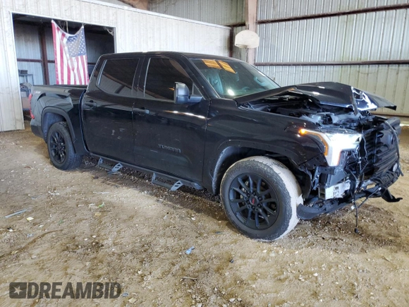 2023 Toyota Tundra 2WD SR5 with VIN 5TFLA5AB6PX026319, listed as a Copart auction lot 88955365 with 25,290 mi miles and Salvage Title. Bid and sale history available at carsss.com. Image 4.