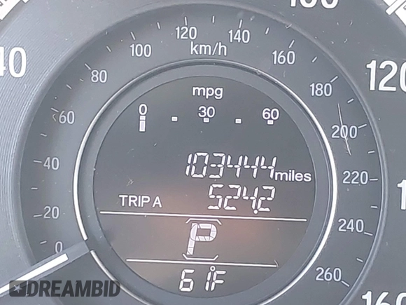 2016 Honda Accord Sedan LX with VIN 1HGCR2F33GA030504, listed as a IAAI auction lot 41954467 with 103,444 mi miles. Bid and sale history available at carsss.com. Image 16.
